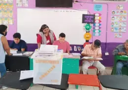 Realizan simulacros electorales en el sur de Sonora