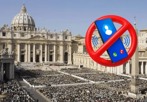 Vaticano apaga la red móvil y confisca teléfonos por inicio del cónclave para elegir nuevo Papa