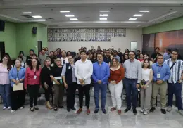 Javier Lamarque da bienvenida a integrantes de Jóvenes Construyendo el Futuro