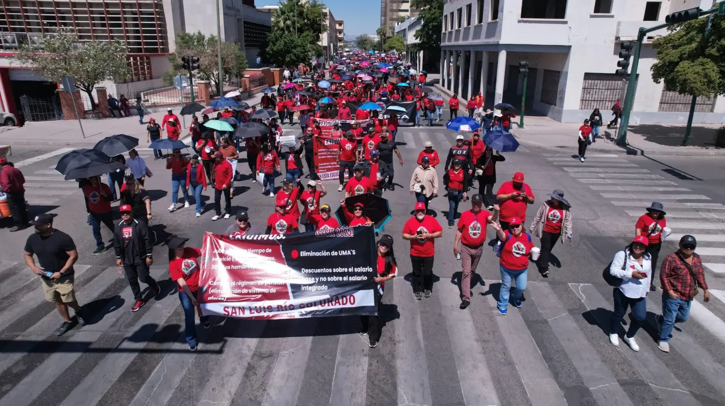 “Tenemos que luchar por nuestros derechos, por los derechos de una pensión digna y segura para nosotros”