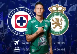 James Rodríguez se pierde el León vs Cruz Azul por sanción en la Liguilla Clausura 2025