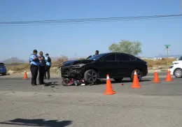 Muere joven motociclista en accidente al norte de Ciudad Obregón