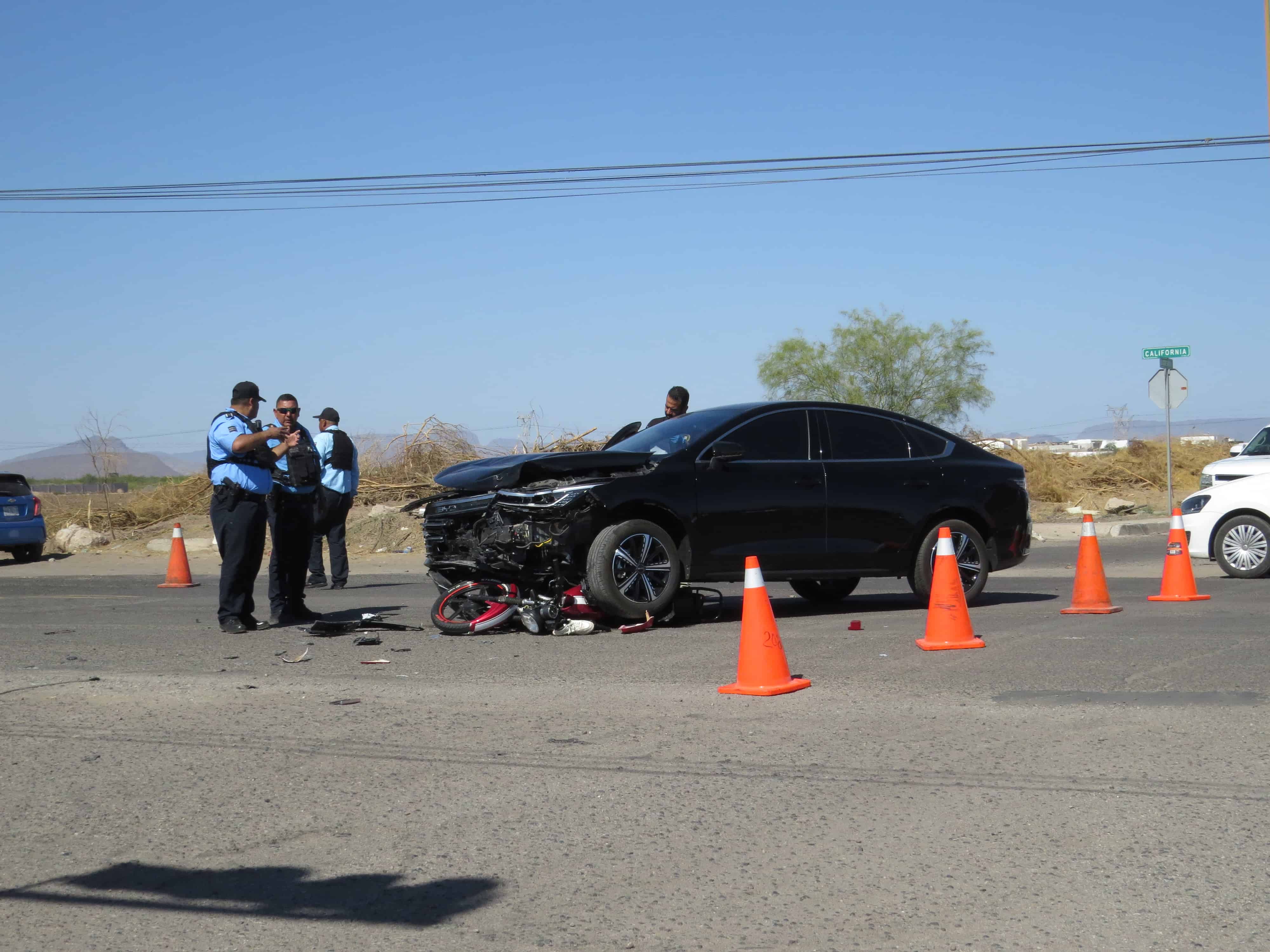 Muere joven motociclista en accidente al norte de Ciudad Obregón