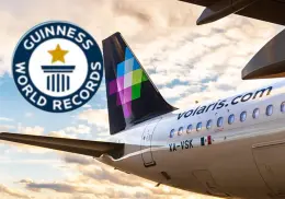 Volaris se convierte en la primera aerolínea mexicana en obtener un Récord Guinness
