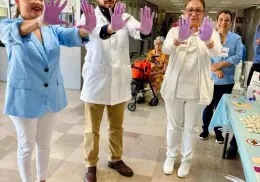 Lavarse las manos salva vidas: sector salud