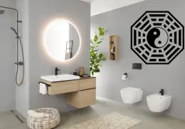 Feng Shui explica las razones para no colocar un espejo frente a la puerta del baño