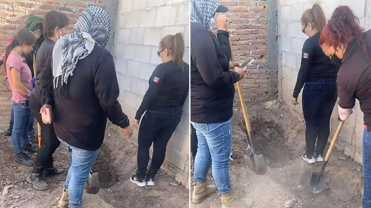 Localizan restos humanos en fosa clandestina en populosa colonia de Ciudad Obregón
