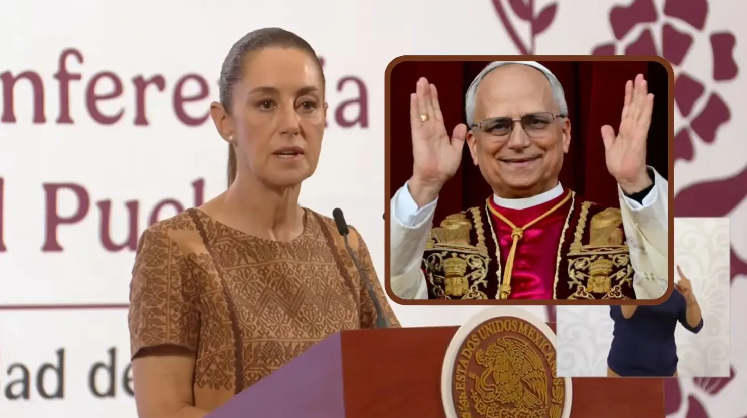 Sheinbaum invitará al Papa León XIV para que visite México próximamente