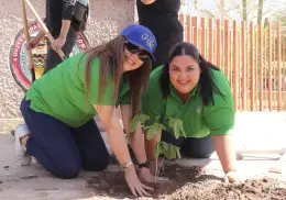 Realizan campaña de reforestación en la Unison Navojoa