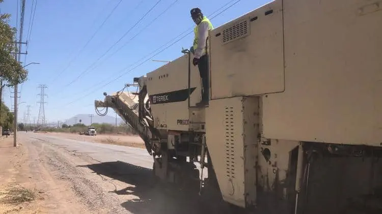 Cierran el paso en vialidades de Cajeme por rehabilitación