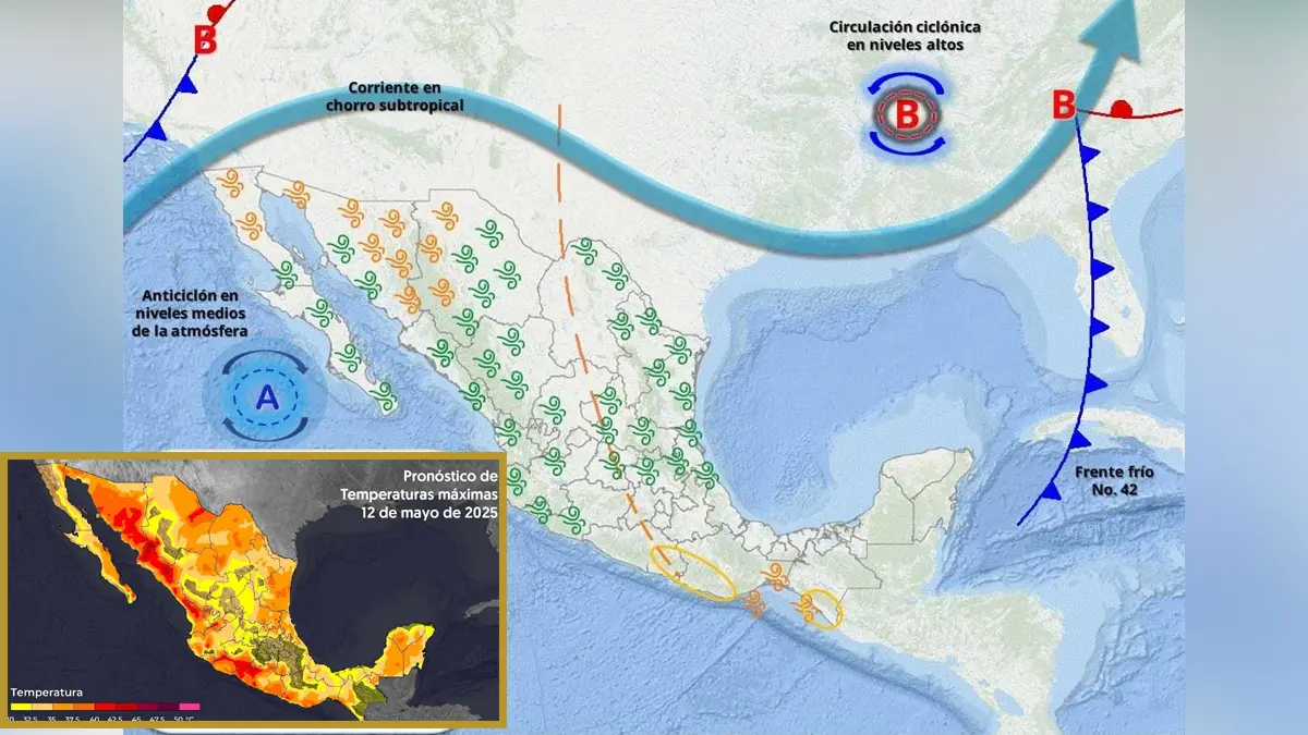 Clima en Sonora hoy, 12 de mayo: fuertes vientos y ambiente muy caluroso en varias regiones