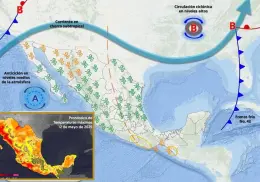 Clima en Sonora hoy, 12 de mayo: fuertes vientos y ambiente muy caluroso en varias regiones