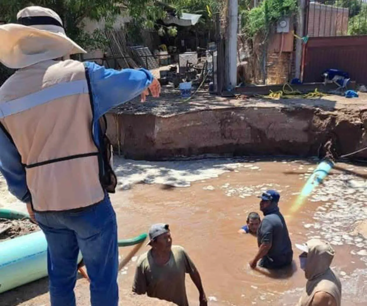Se quedan sin agua en varias colonias de Navojoa por afectaciones en la red