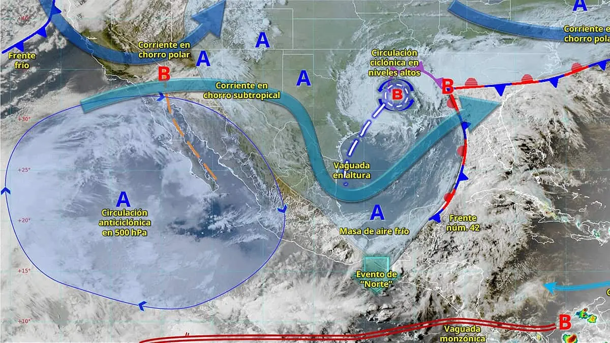 Emiten alerta por nuevo frente frío; traerá vientos fuertes y tolvaneras. ¿Impactará a Sonora?