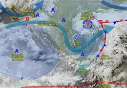Emiten alerta por nuevo frente frío; traerá vientos fuertes y tolvaneras. ¿Impactará a Sonora?