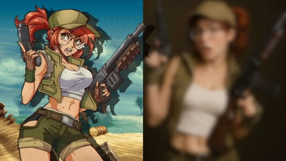 Así se vería Fio Germi de Metal Slug en la vida real según la IA
