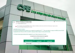 CFE advierte a usuarios sobre correos falsos de adeudos y amenazas de corte