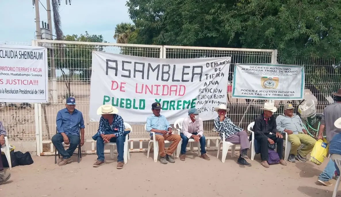 Mayos toman el  INPI en demanda de tierras