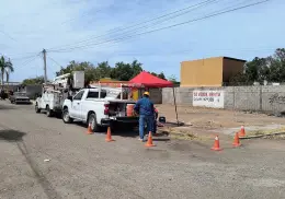 CFE atiende problema de falta de energía eléctrica