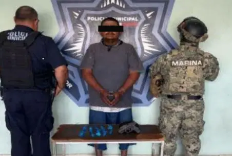 Detienen a hombre con droga y pistola de juguete en Ciudad Obregón