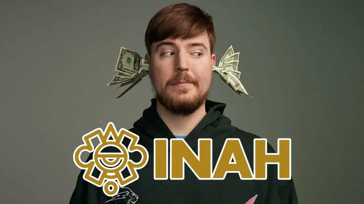 INAH impone demanda administrativa contra productora de Mr. Beast