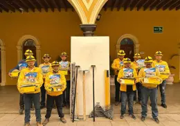 Equipan y reconocen a brigadistas de Álamos