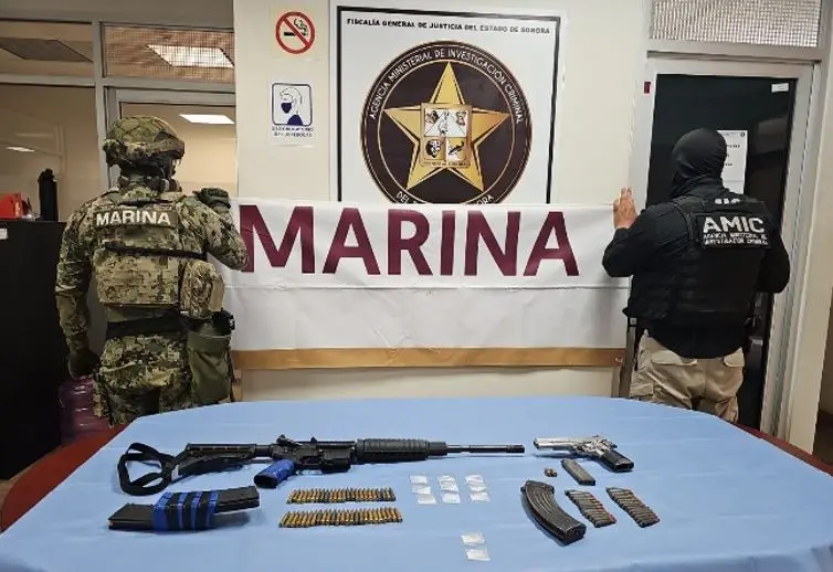 Aseguran armamento durante cateo en la Matías Méndez