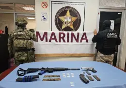 Aseguran armamento durante cateo en la Matías Méndez