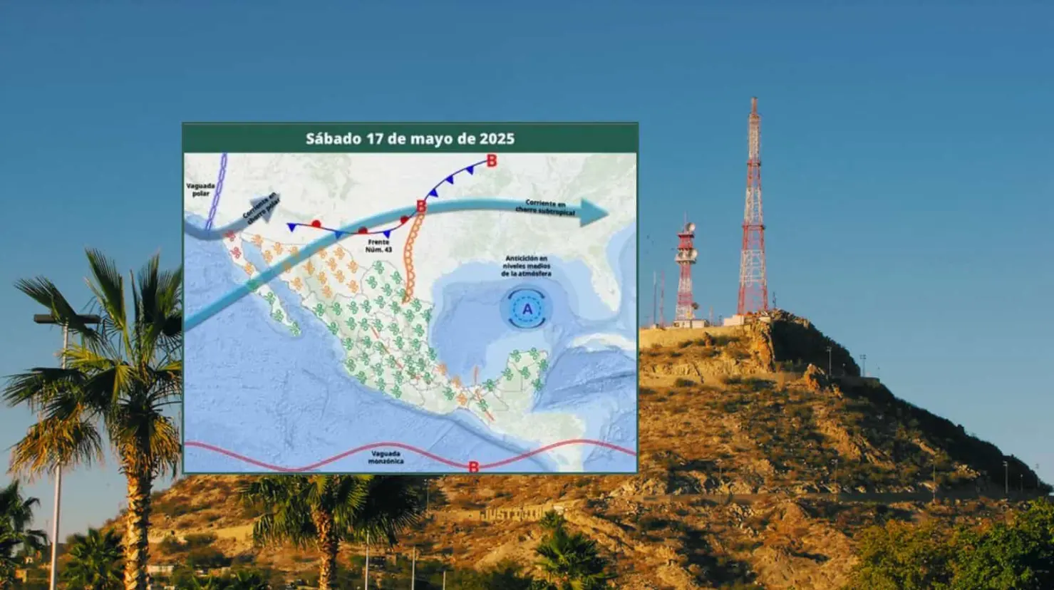 Clima en Hermosillo hoy 17 de mayo; se mantienen tardes calurosas