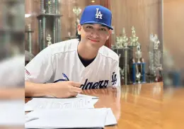 Pelotero guaymense firma con Dodgers de Los Ángeles