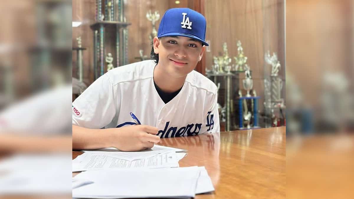 Pelotero guaymense firma con Dodgers de Los Ángeles