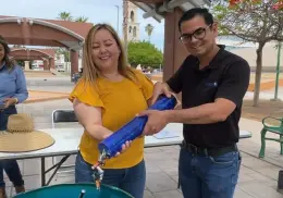 En Cajeme cambian pilas por árboles endémicos; hoy se realiza campaña "Ponte las pilas por el planeta"