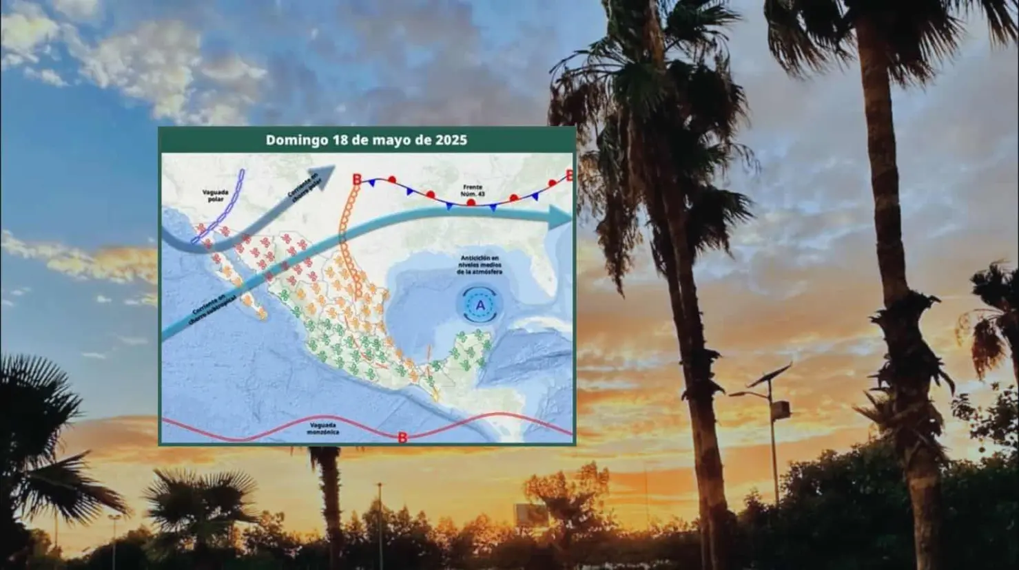 Clima en Hermosillo hoy 18 de mayo; nuevo frente frío traerá fuertes vientos