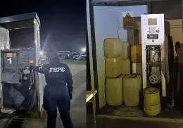 VIDEO | Desmantelan gasolinera clandestina en Guanajuato. Hasta bomba de Pemex tenía