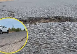En malas condiciones carreteras estatales