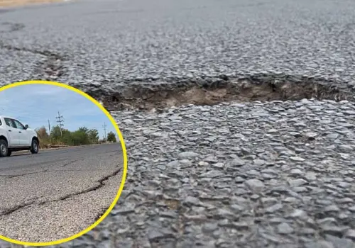 En malas condiciones carreteras estatales