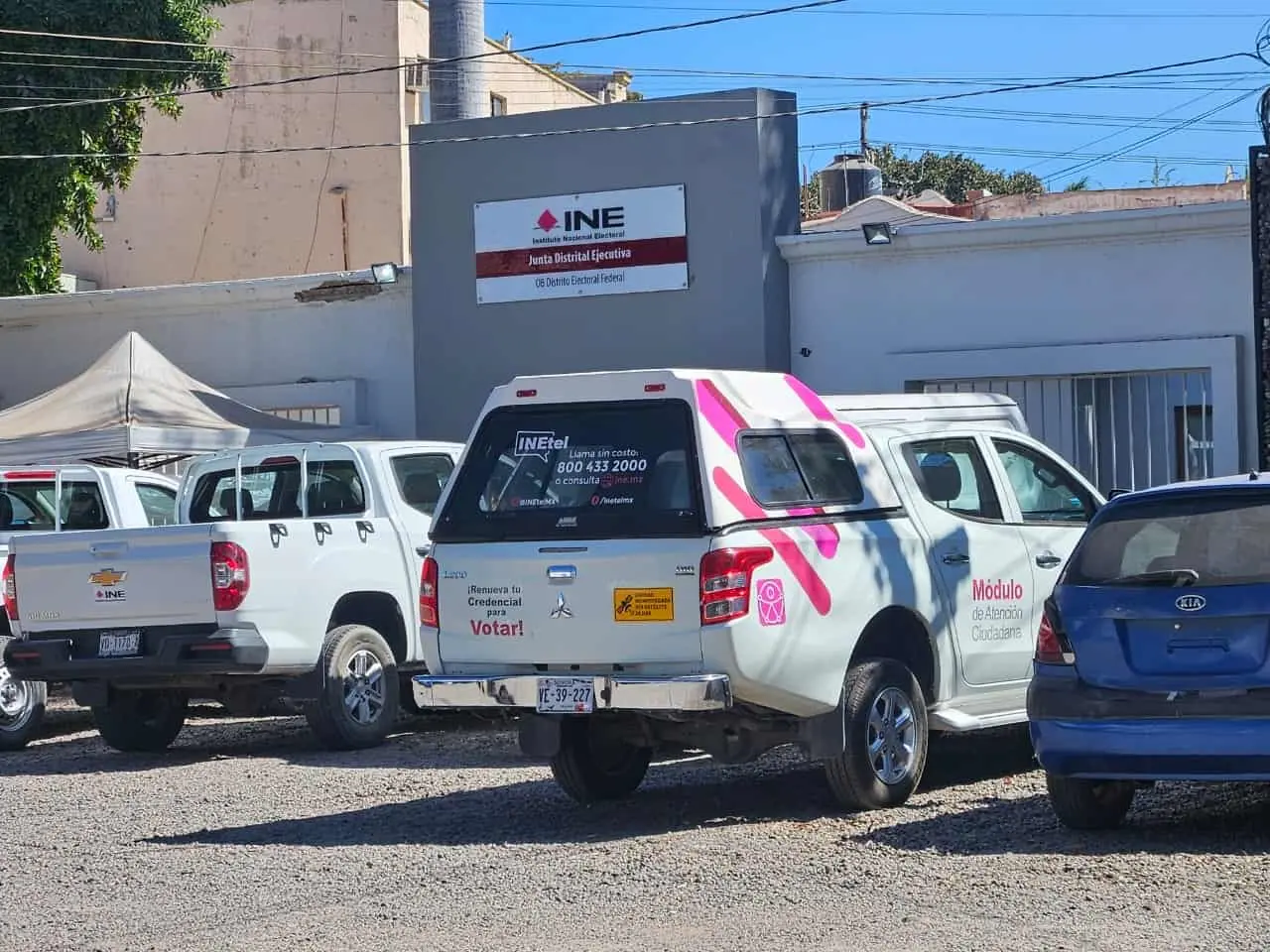 Recaba INE en Cajeme voto anticipado