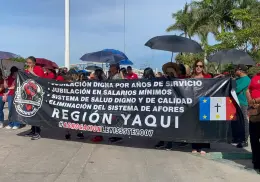 Continuarán este lunes paros de maestros