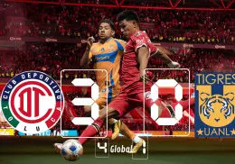 Toluca golea a Tigres y se convierte en el primer finalista del Clausura 2025