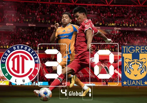 Toluca golea a Tigres y se convierte en el primer finalista del Clausura 2025