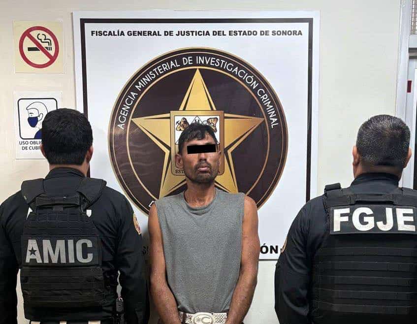 Encarcelan a Eliseo N por violación de una menor en Ciudad Obregón