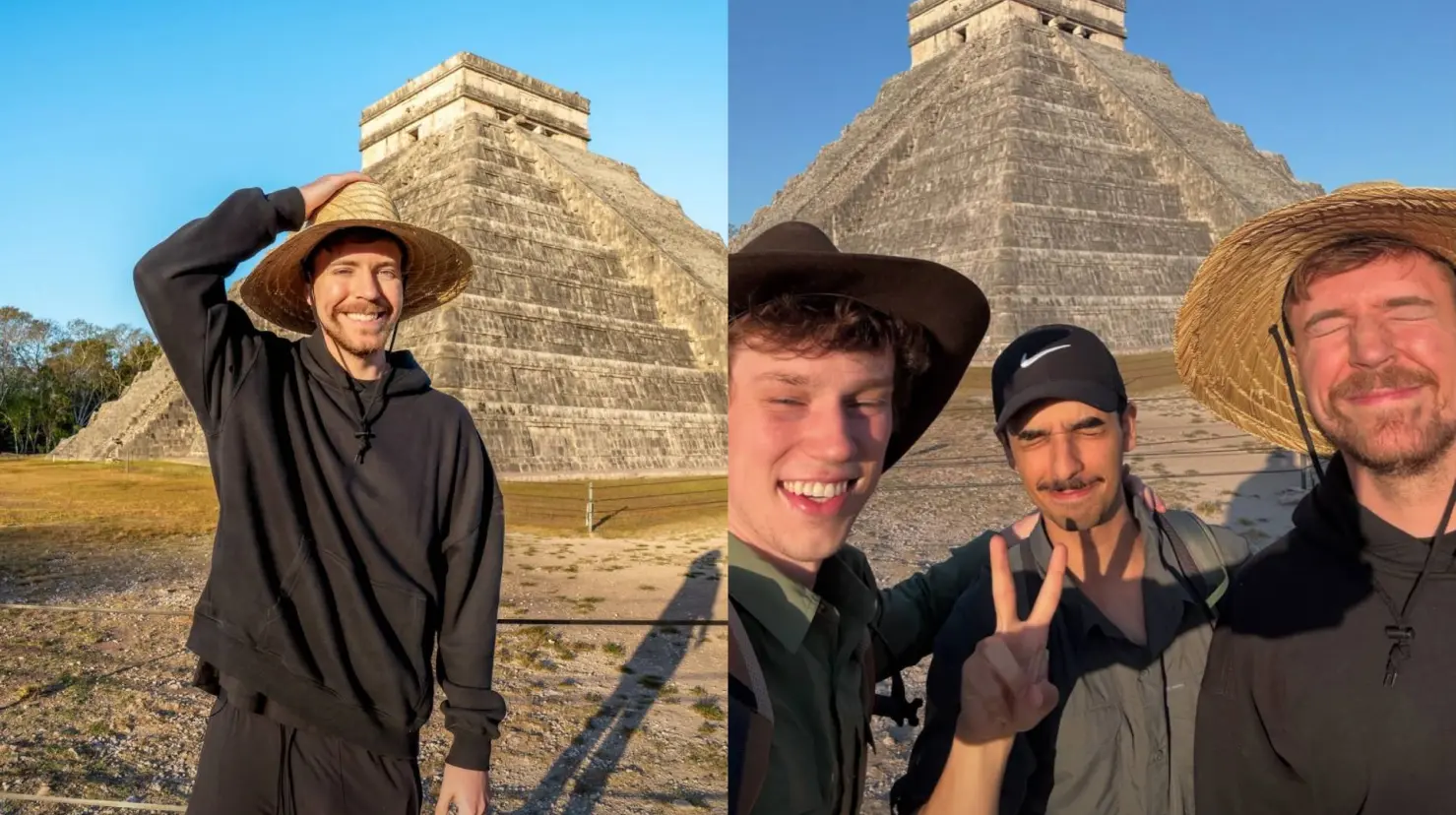 MrBeast aclara polémica por video en sitios mayas: “Filmamos con todos los permisos”