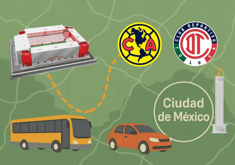América vs Toluca: ¿Cuánto cuesta ir desde CDMX al Estadio Nemesio Diez para la Final?