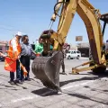 Villa Bonita: ponen en marcha rehabilitación de crucero con concreto hidráulico