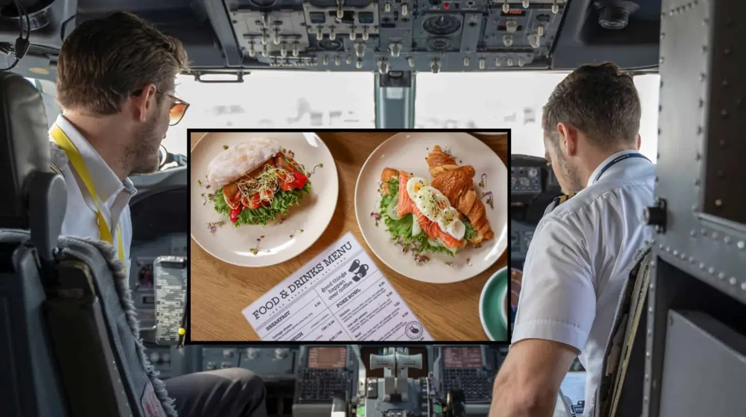 ¿Por qué el piloto y el copiloto de un avión no pueden comer lo mismo? Esta es la razón