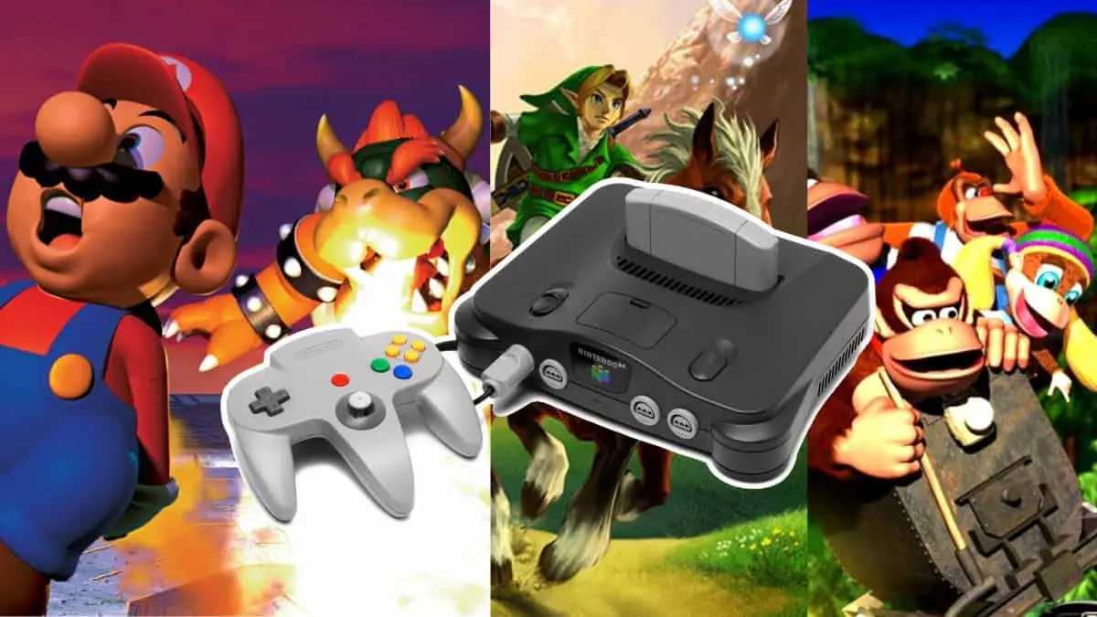 Si tuviste un N64, estos juegos clásicos te harán sonreír al recordarlos