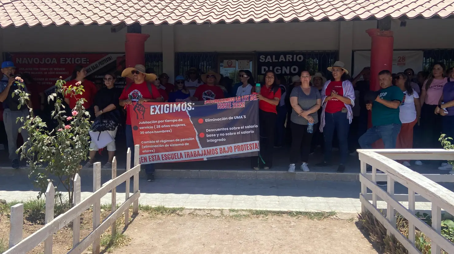 Magisterio alza la voz desde servicios regionales en Navojoa