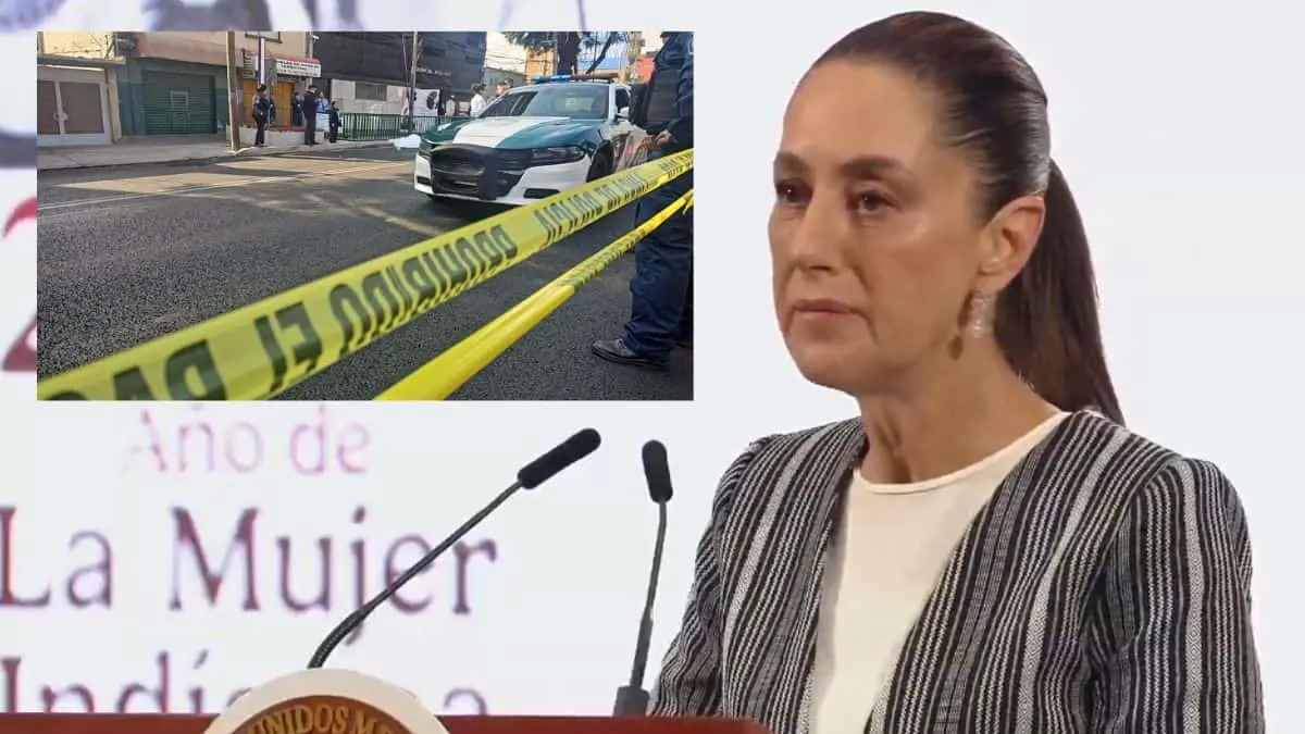 Sheinbaum da su pésame a la jefa de Gobierno de la CDMX, tras el asesinato de sus funcionarios