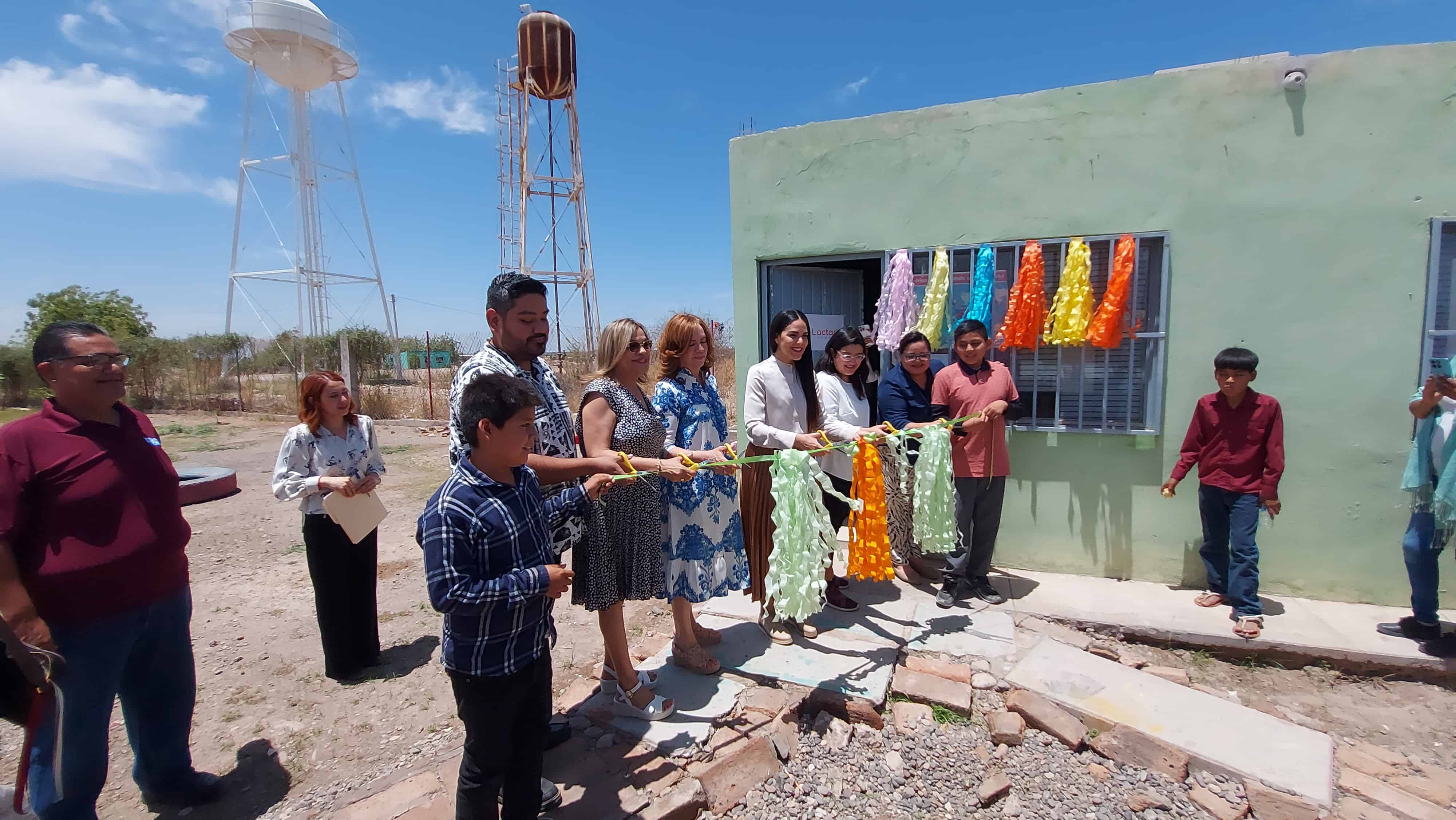 Inauguran tres lactarios en Cajeme; uno de ellos se ubica en una comunidad yaqui