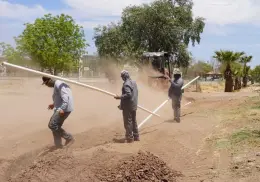 Avanza proyecto de Bosque Urbano en Navojoa